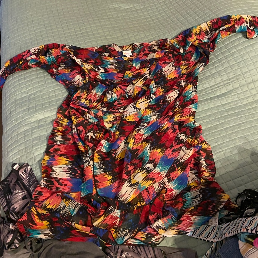 Sheer over top
